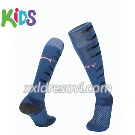 Manchester City Dječji Drugi Sportske Čarape 2020-2021